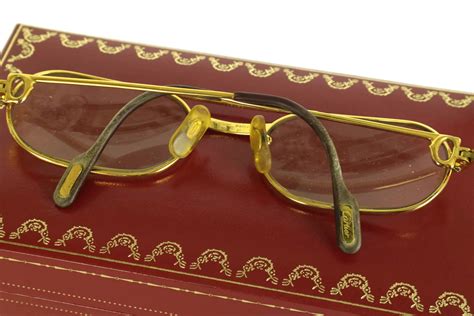 vintage cartier glasses with diamonds.